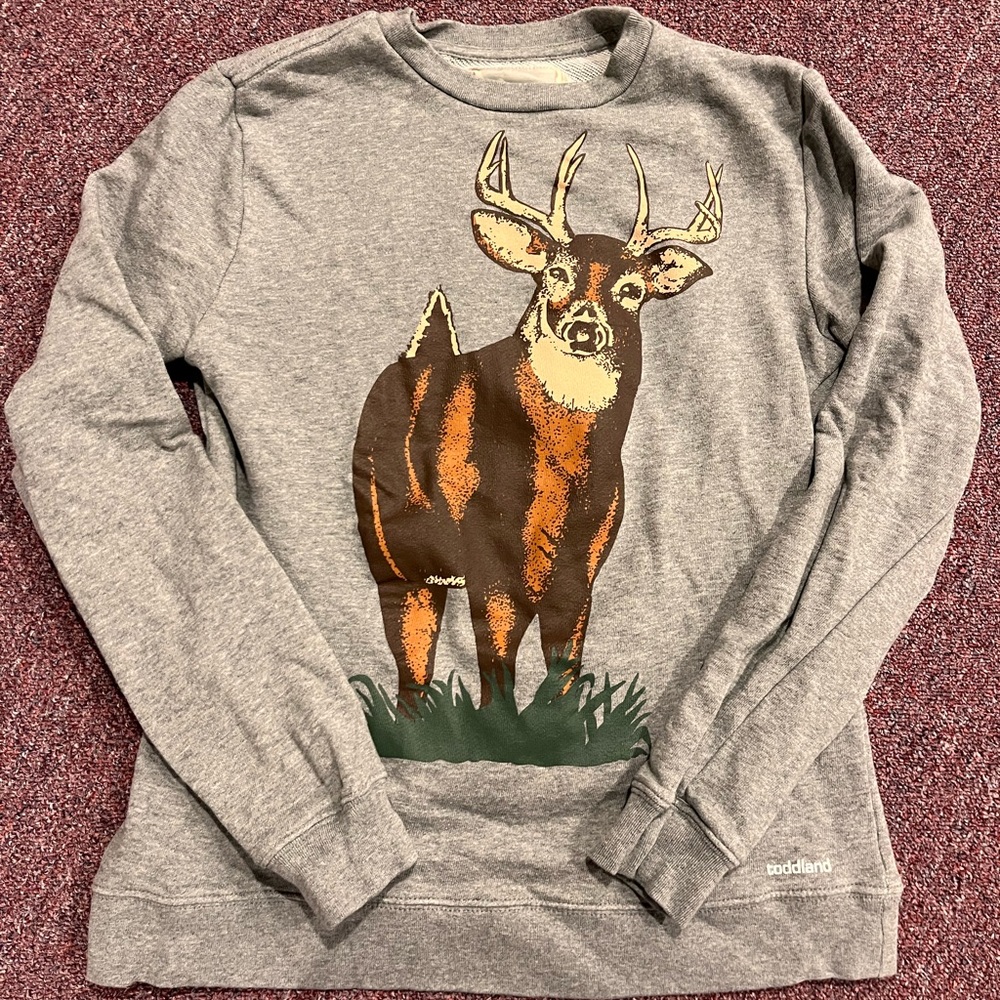 Toddland deer sweatshirt Size Small VGUC